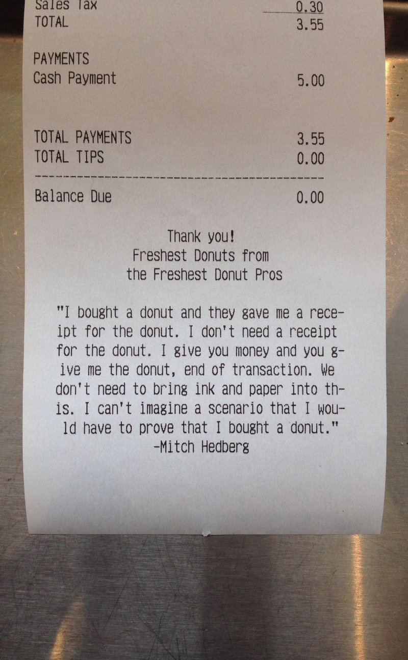 Illustration for article titled One fan just left a sweet, clever birthday tribute to the late Mitch Hedberg